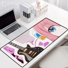 Pads Mouse Pad Bocchi The Rock PC Accessories Gamer Gaming Mats Pads Резиновые клавиатура аниме Kawaii Deskmat Mause XXL Mats Mausepad Desk Desk