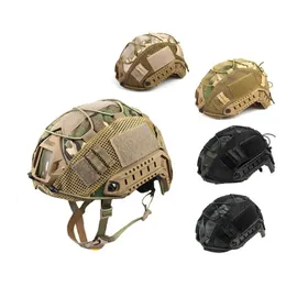 Copertina di casco tattico da 1 pc per il casco del casco Airsofball di Fast MH PJ BJ Copertina per il casco militare Accessori per ciclismo per ciclismo 240422