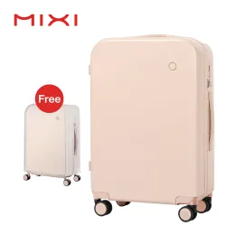 Luggage Mixi Women Luggage PC Suitcase Travel Trolley Case Men Mute Spinner Wheels Rolling Baggage TSA Lock Carry Ons M9236