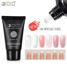 Setler GDCOCO Akrilik Hibrit Hızlı Kuru Jel Uçları Uzatma UV LED Kristal Jöle Oje