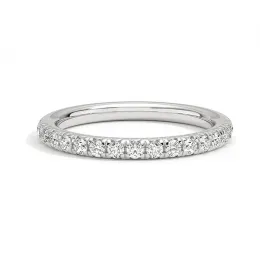 Ringe -Test bestanden Moissanit Ring Matching Hochzeit Diamond Band für Frauen 925 Sterling Silber Female Kronkronung Single Tail Ring