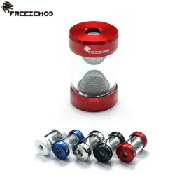 정화기 Freezemod 금속 필터 듀얼 G1 / 4 "내부 스레드 필터 0.15mm 메쉬 연결 알루미늄+PMMA MOD PC 워터 코롤 링 GLQJX1