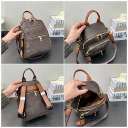 Luxus und modischer Rucksack YKK Pull-up Reißverschluss großer Kapazitäts-Rucksack-Bag Frauengepäck Travel Rucksack Klassiker Vintage Highs Quality Cross Body Bag Tasche