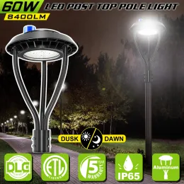 Light da giardino da 60 W IP65 ACPROOT AC100-277V 5 anni Garanzia di 5 anni con Photocell Area Pole LED Post Top Light