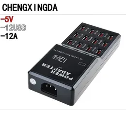 2024 Charger Charger New USB Mobile Charger 60W 10-Ports USB Charging Station لأجهزة متعددة للهاتف الذكي للهاتف الذكي لشراء شحن USB 10 منافذ