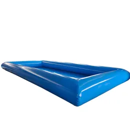 Square Blue Kids STOR REBLATABLE VATTEN ROLLER WALKER ZORB BALL POOL BARN FLOATION BOAT SWIMMING POOL FÖR AMSOMMER PARK