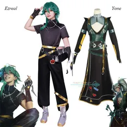 Game di costumi di anime lol cosplay ezreal Heartstl Ezreal Yone Cosplay Come Game Acg the Prodigal Explorer The Unforgotten Come per Party Y240422