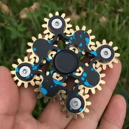 Declussion Toy 9 Gears Gears Spinner High Quality Metal Fidgetners R188 Smooth Bearing Come Comple Toy Toy anti jousing toys t240422