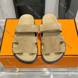 2024 Summer Luxury H Designer Sandals Men Platform Slides Oran Women Sandale Men Slipper Shoes Bottom Päls Flip Flops Casual Beach de Chypre Sandaler Läder med ruta 88