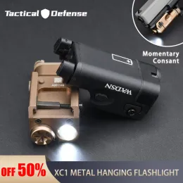 SCOPES TACTISK SF Vapen Gun Light Metal SureFir XC1 Pistoljakt LED för Glock 17 18 19 22 23 Mini Ficklight Reconnaissance Lamp a