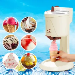 Máquina de sorvete elétrico dos fabricantes para sundae de lama em casa, fabricando smoothie de cone com fruta