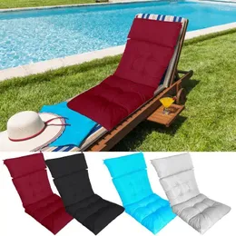 Pillow Beach Lounge stolar Trädgård uteplats solstol Lång liggande stol pad inomhus utomhus chaise s