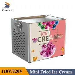 Yapımcılar dondurma makinesi mini boyutu Tayland kızarmış dondurma makinesi masaüstü kızarmış yoğurt dondurma rulo