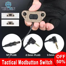 Scopes Modbutton Tactical Remote Dual Function Tail Pressure Switch Button For DBAL PEQ M300 M600 Hunting Weapon FlashLight Accessories