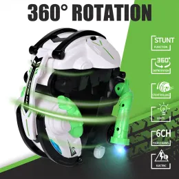 Cars RC Cars Extra Large 2.4G 360 Degree Rotation Rolling Deformation Remote Control Highspeed Drift Stunt Car Electric Toy for Kids