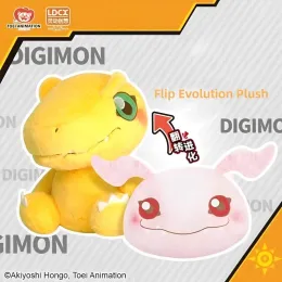 Bambole digimon avventura peluche bambola agumon nyaromon animereversible anime personaggio peluche cuscino imbottito giocattolo anime kawaii soft regalo