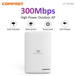 Routers CFWA300 300Mbps 2.4G Outdoor AP Router WiFi Signal Hotspot Amplifier Long Range Wireless PoE Access Point Support Openwrt Linux