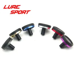 الملحقات Luresport 6pcs غطاء المطاط اللف ، فحص البلاستيك بعقب الصيد قضيب بناء مكون القطب الصيد إصلاح الملحقات DIY