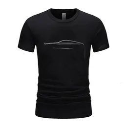 2024 Mens Camiseta de mangas curtas casuais com impressão de carros Design de moda Design Wear Graphic Basic Plain 240419