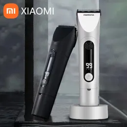 トリマー2023 Xiaomi Mijiaヘアトリマーマシンプロフェッショナルワイヤレスヘアクリッパーチタンアライウムアライウムブレード男性用電気カミソリ