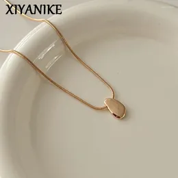 Collane a ciondolo xiyanike estate collana di acqua d'acqua per donna ragazza casual gioielleria regalo regalo feste di compleanno collier femme