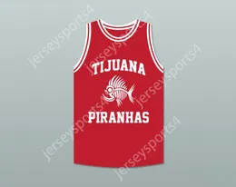 Custom qualsiasi nome numero giovane/bambini Kyle Lowry 7 Tijuana piranhas Basketball Red Basket Jersey Messican Expansion Team