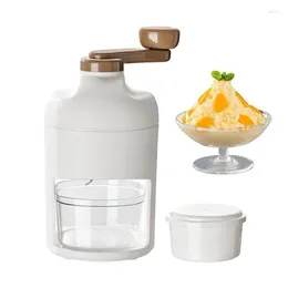 Bakeware Tools Shaved Ice Maker Crushed Machine Hand Crank With Stainless Steel Razor Portable For Snowcones Slushies &