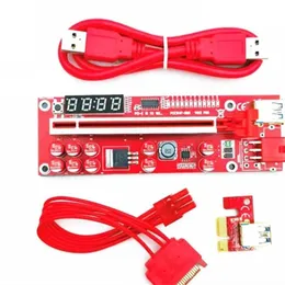 Nuovo cavo di estensione della scheda grafica PCIE V013PRO Digital Tube Digital USB3.0 Scheda di trasferimento di trasferimento PCI -E PCI -E Controllo temperatura - per