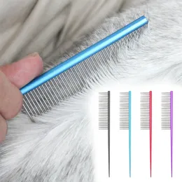 Combs Pet Grooming Comb Pet Grooming Tool Undercoat Rake For Pet Cats Dogs Lätt att ta bort Tasslar Små medelstora stora hundar Produkt