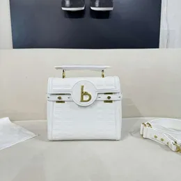 Designer Bag BL2024 Tygväskor Ny buss b-buzz axelpåsar textur handväska lyx crossbody väska mode casual litchi mönster liten fyrkantig väska