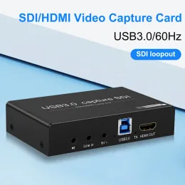 عدسة SDI HDMI إلى USB3.0 بطاقة الصوت بطاقة التقاط الصوت 1080P60Hz مع SDI LOOPOUT usb3