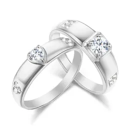 Szjinao Sterling Silver 925 Diamant -Paarringe für Liebhaber, die mit Hochzeitsschmuck mit Zertifikat trendy 240401 passen