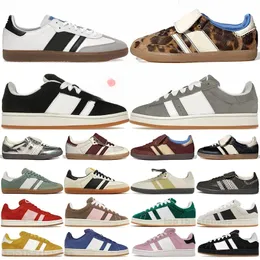 カジュアルシューズJjjjound for men for lemash vegan adv 00s Spezial OG Shoe Wales Bonner Leopard Pony Handball Gum Collegiate Team Black Mens Womens Trainersスニーカー