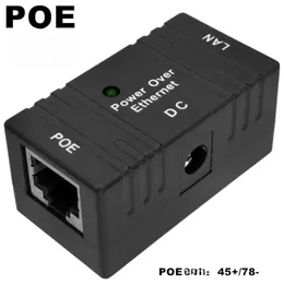 1000/100 Mbps 5V 12V 24 V 48V/1A Poe Wtryskiwacz Rozdzielacz zasilania do aparatu IP Akcesoria adaptera