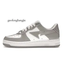 BAPESTAITY SHOE BAPESSTAS 2024デザイナーカジュアルシューズSTAAパテントレザーミッドナイトネイビーブルーノスタルジアシャークシューズワインレッドグレー325