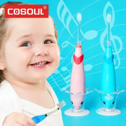 Teste COSOUL ELETTRICO STRUTTORE DEGLI 36 ANNI BAMBINI DETTO DUPONT DUPONT DEETH BRUSH MUSH MUSICA SPuzzo di dente Sonente Sonic Saluta