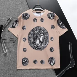 Moda Tişört Erkek ve Kadın Tasarımcısı T-Shirt Mürettebat Giyim Desenli Üst Düzgün Göğüs Mektubu Gömlek Kısa Kollu Gömlek M-3XL #016