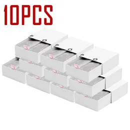 ストランド10pcsパッケージングブレスレットケースブレスレットディスプレイリングイヤリングネックレスギフトベルベットボックスDIYヨーロッパジュエリーと互換性