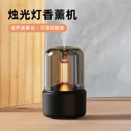 Table Lamps Creative Incense Machine Candlelight Humidifier Simulation Usb Air Spray Fragrance And Water Atmosphere Night Lamp