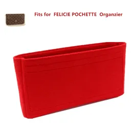 Case for Felici Pochette Accessoires Wstaw wstawki Organizator Wewnętrzna torebka przenośna torebka makijaż