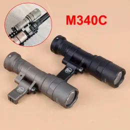 Scopes Tactical SF Offset M300 Upgrade M340C Airsoft Weapons Gun Taschenlampe für Gewehr AR15 M4 FIT 20 -mm -Schienenjagd Lanterna Torch