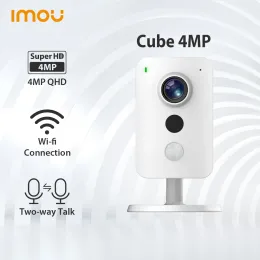 Câmeras imou cubo 4mp wi -fi camera ip h.265 pir twoway conversa anormal detecção de som excelente visão noturna ipck42p câmera de vigilância