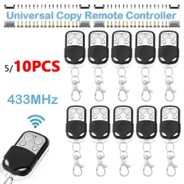 Control 5/10pcs Smart Copy Duplicator 433mhz Remote Control 4 Buttons Gate Opener Remote Universal Cloning Car Key for Garage Door Gate