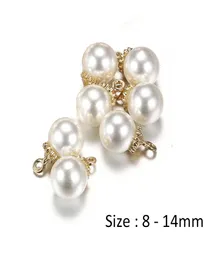 100 pcslot imitazione perle perle ciondolo per la collana bellissimi gioielli per orecchie da donna che producono gioielli1105371