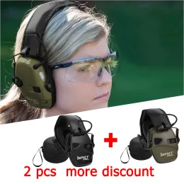 Accessori per le orecchie da tiro militare Sport Sport Electronic Earbor a cuffia per la protezione dell'udito di caccia tattica pieghevole