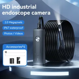 Kameror 1200p WiFi Endoskop Camera Wireless Waterproect Inspection Mini Camera Borescope for Car Pipe USB iOS Android Smartphone