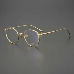 Designer Sonnenbrille Zengyong gleiche reine Titangläser Rahmen GMS-835 Ultra Light Pure Titangläsers Rahmen kann mit Myopia Anti Blue Light Mode Sim ausgestattet werden