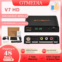 Receivers Gtmedia v7 HD DVBS/S2/S2X Satellite Receiver VCM ACM multistream T2MI Upgrade from Freesat V7S HD best than V7S HD