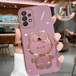 Custodie di cellulare Mirror Plack Plattle Phone Case per Galaxy A53 A73 A33 A52 A52S A72 A32 4G 5G A51 A71 A12 A31 A21S A50 A54 Coperchio standard