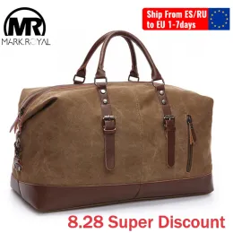 バッグマークロイヤル大容量旅行袋ハンドバッグ荷物キャンバスバッグカットプルーフ在庫旅行バッグショルダーバッグドロップシッピング6841